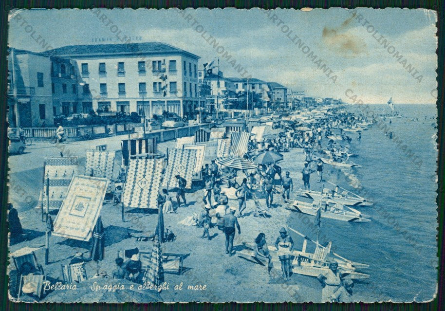 Rimini Bellaria PIEGHINE FG cartolina ZK2282 – fronte