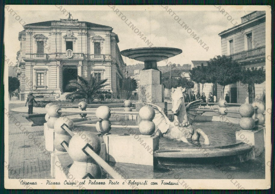 Cosenza Città Poste PIEGA FG cartolina ZK2295 – fronte