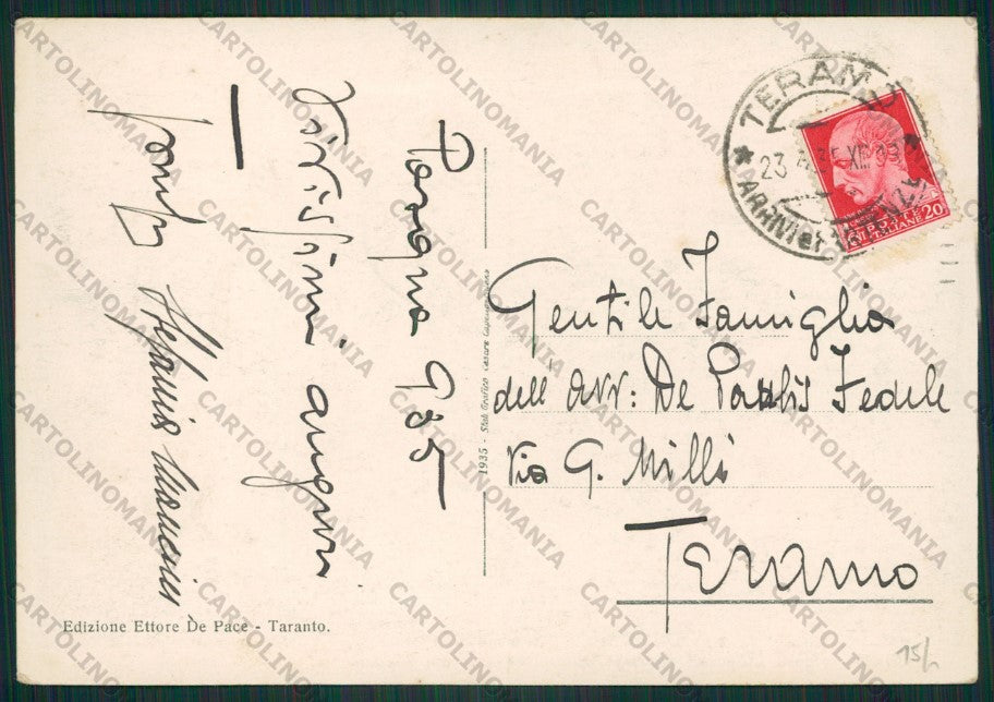 Cosenza Città Poste PIEGA FG cartolina ZK2295 – retro