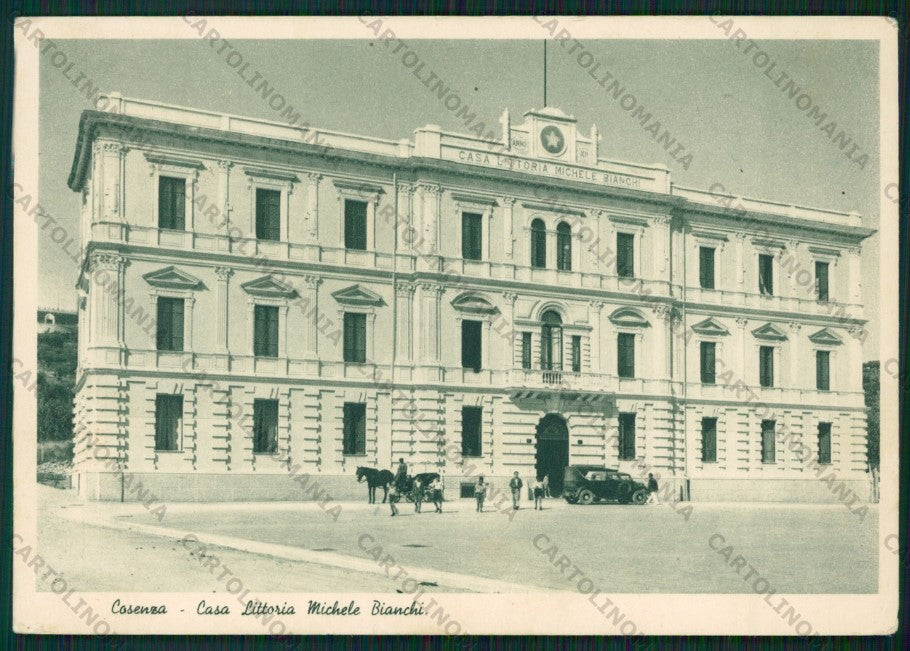 Cosenza Città PIEGHINE FG cartolina ZK2306 – fronte