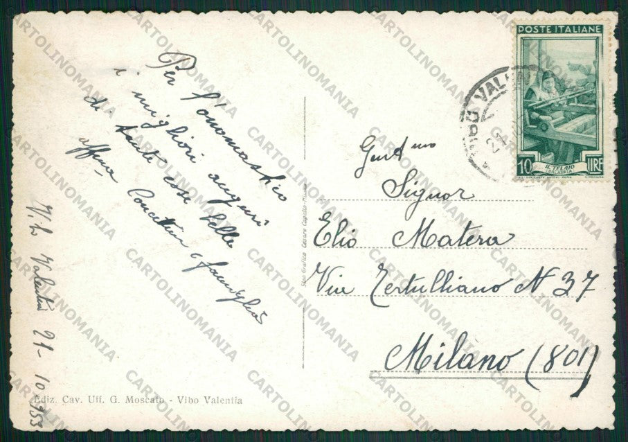 Vibo Valentia Città FG cartolina ZK2313 – retro