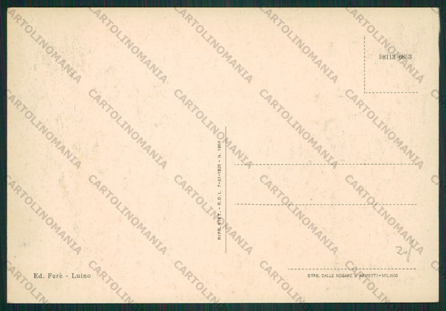 Varese Luino FG cartolina ZK2321 – retro