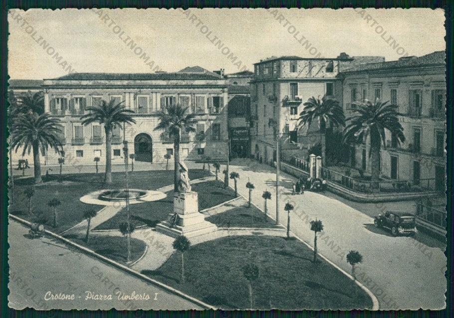Crotone Città PIEGATA FG cartolina ZK2325 – fronte