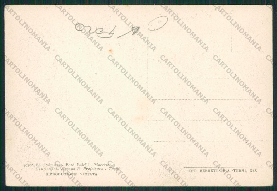 Macerata Città FORO FG cartolina ZK2338 – retro