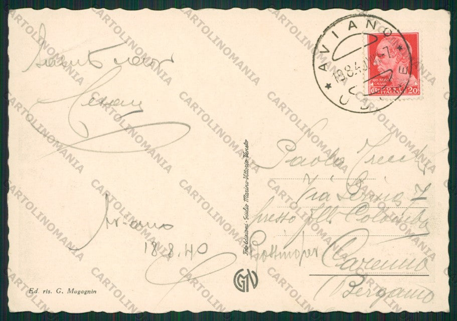 Pordenone Aviano FG cartolina ZK2353 – retro