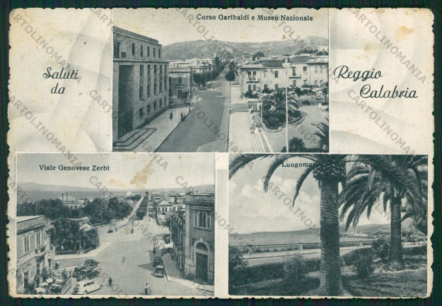 Reggio Calabria Città Saluti da FG cartolina ZK2371 – fronte