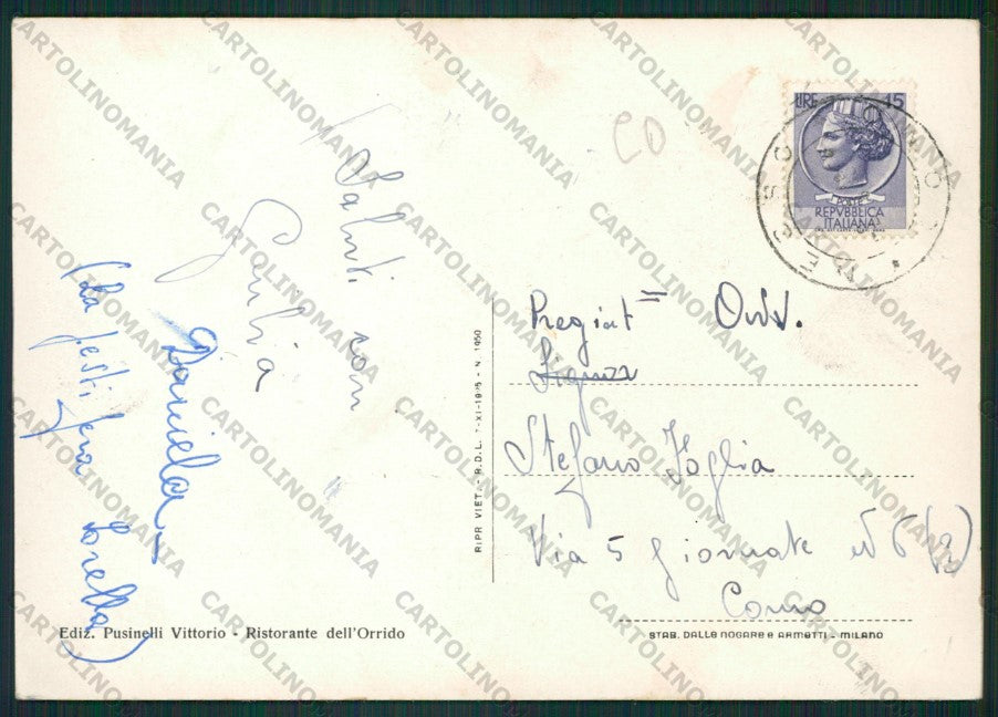 Como Nesso PIEGA FG cartolina ZK2377 – retro