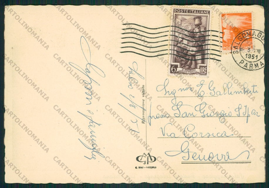 Parma Salsomaggiore Poste FG cartolina ZK2385 – retro