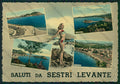 Genova Sestri Levante Saluti da PIEGHINA FG cartolina ZK2391 – fronte