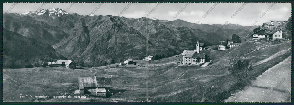 Vercelli Scopello Alpe Mera Monte Rosa Doppia Foto FG cartolina ZK2410 – fronte