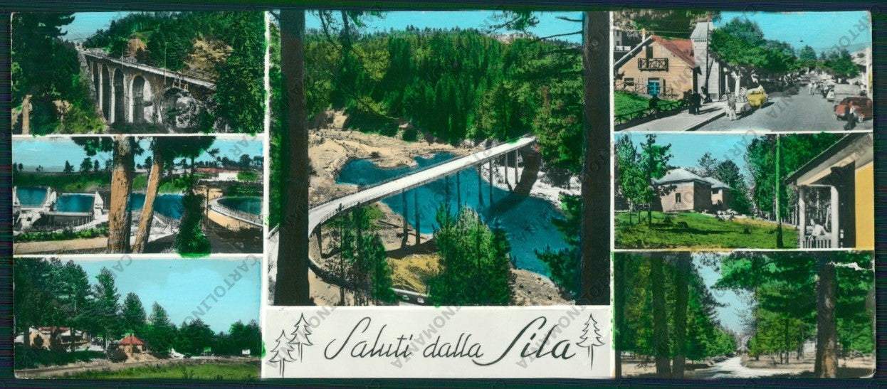 Cosenza Sila Saluti da STRAPPO Panoramica Foto FG cartolina ZK2419 – fronte