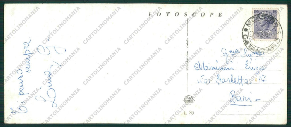 Catanzaro Nicastro PIEGHINA Panoramica Foto FG cartolina ZK2425 – retro