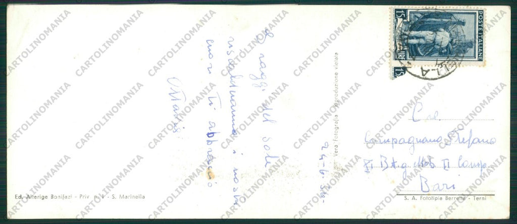 Roma Santa Marinella PIEGHINA Panoramica Foto FG cartolina ZK2442 – retro