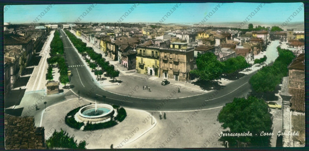 Foggia Serracapriola Panoramica Foto FG cartolina ZK2447 – fronte
