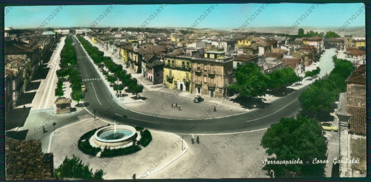 Foggia Serracapriola Panoramica Foto FG cartolina ZK2447 – fronte