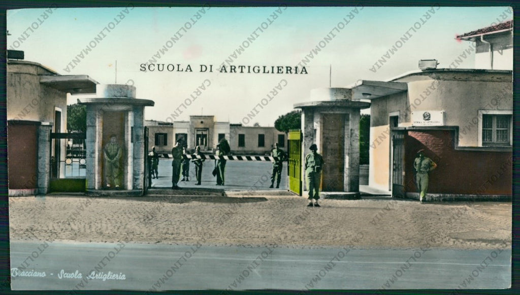 Roma Bracciano Artiglieria Caserma Panoramica Foto FG cartolina ZK2448 – fronte