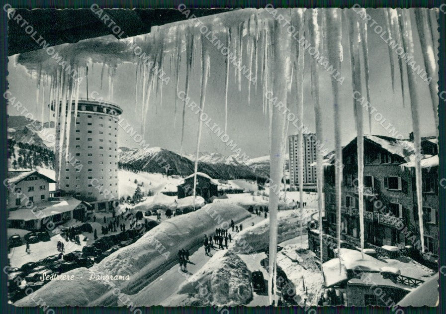 Torino Sestriere Nevicata Foto FG cartolina ZK2466 – fronte