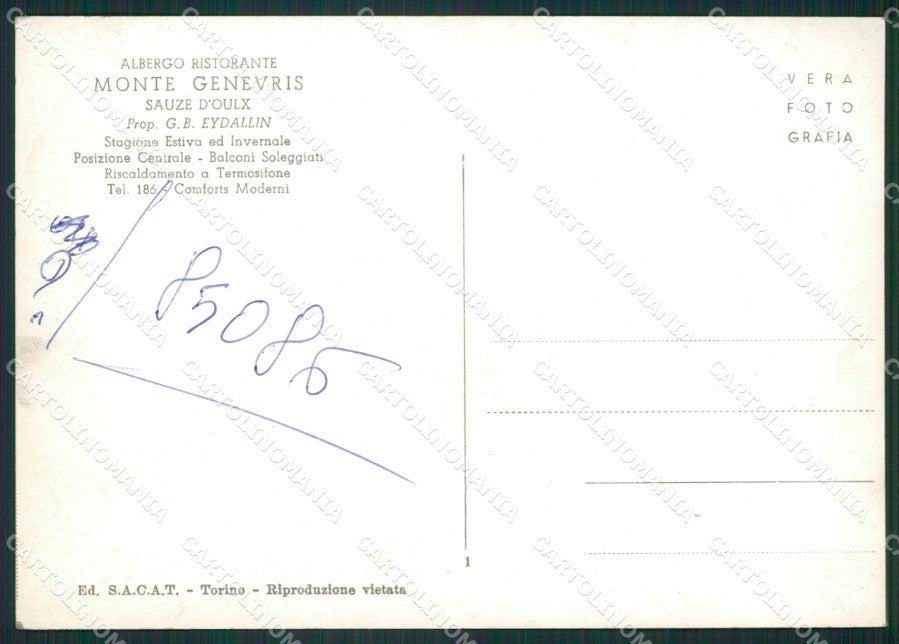 Torino Sauze d'Oulx Foto FG cartolina ZK2469 – retro