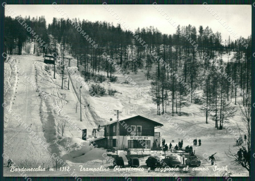 Torino Bardonecchia Trampolino Olimpionico Sci Foto FG cartolina ZK2475 – fronte