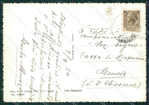 Alessandria Acqui Terme Auto Foto FG cartolina ZK2488 – retro