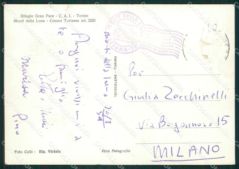 Torino Cesana Torinese Sci Foto FG cartolina ZK2492 – retro