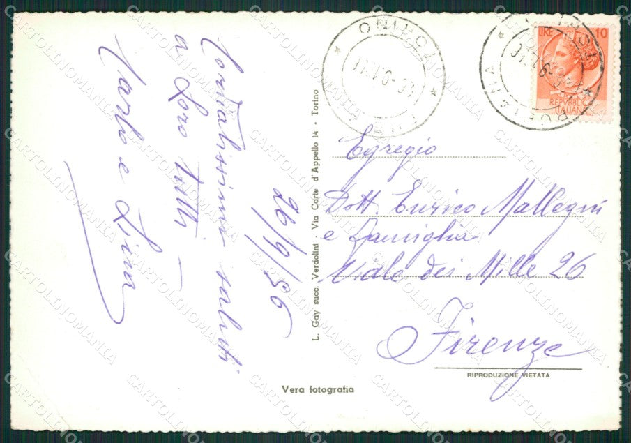 Torino Rubiana PIEGA Foto FG cartolina ZK2495 – retro