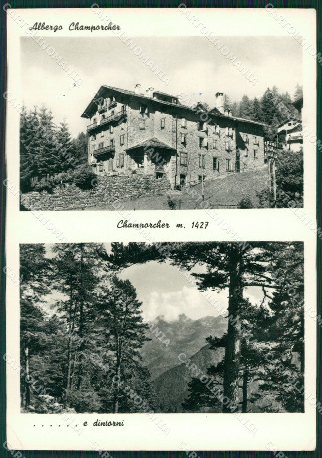 Aosta Champorcher PIEGHINA Foto FG cartolina ZK2507 – fronte