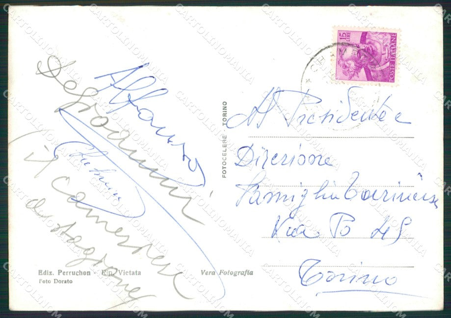 Aosta Champorcher PIEGHINA Foto FG cartolina ZK2507 – retro