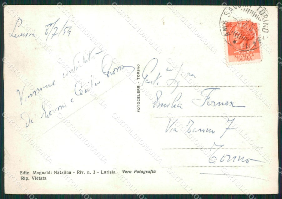 Cuneo Roccaforte Mondovì Lurisia Terme di Foto FG cartolina ZK2512 – retro