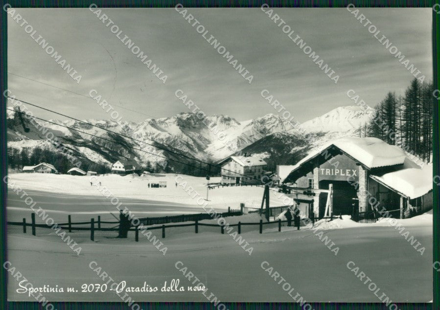 Torino Sauze d'Oulx Sportinia Nevicata Foto FG cartolina ZK2514 – fronte