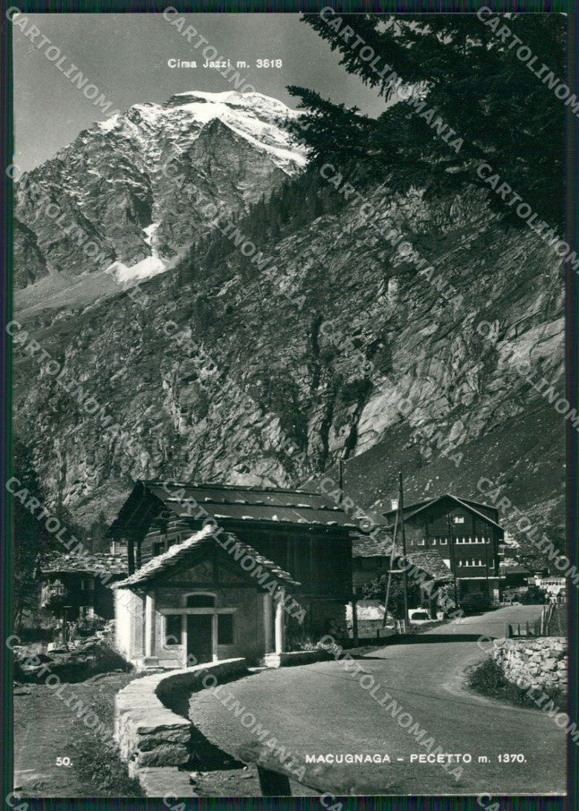 Verbania Macugnaga Pecetto Foto FG cartolina ZK2522 – fronte