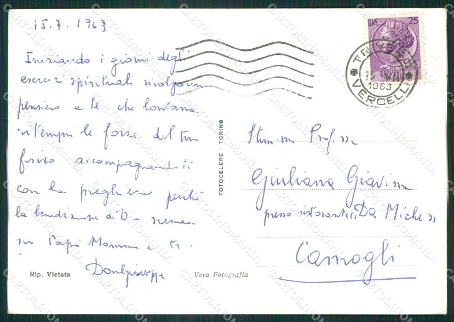 Biella Trivero Foto FG cartolina ZK2524 – retro