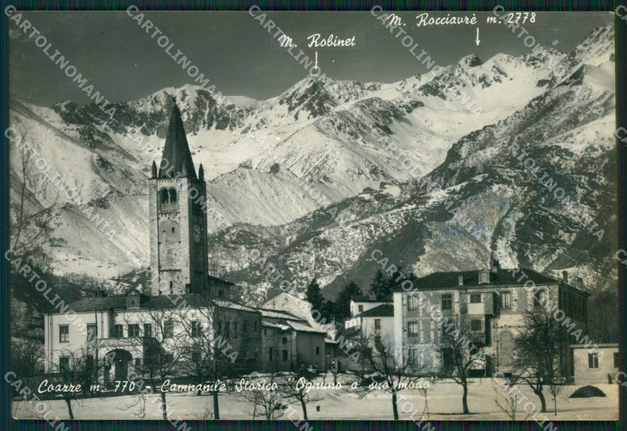 Torino Coazze MACCHIATA Foto FG cartolina ZK2526 – fronte