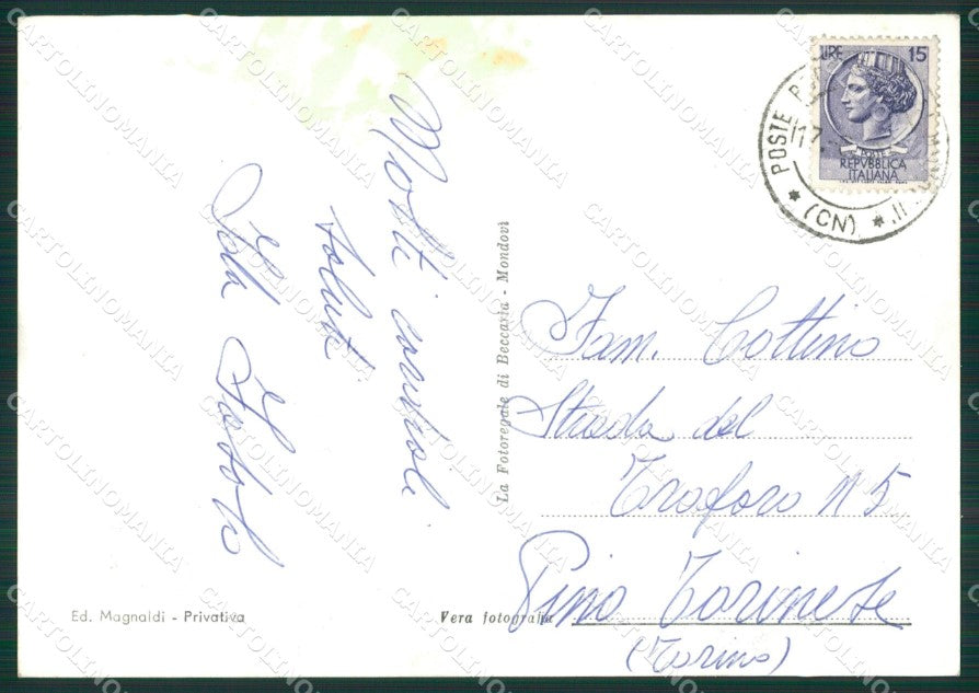 Cuneo Roccaforte Mondovì Lurisia Foto FG cartolina ZK2527 – retro