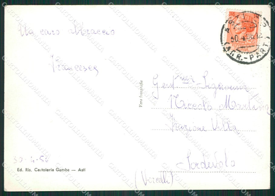 Asti Città Foto FG cartolina ZK2530 – retro