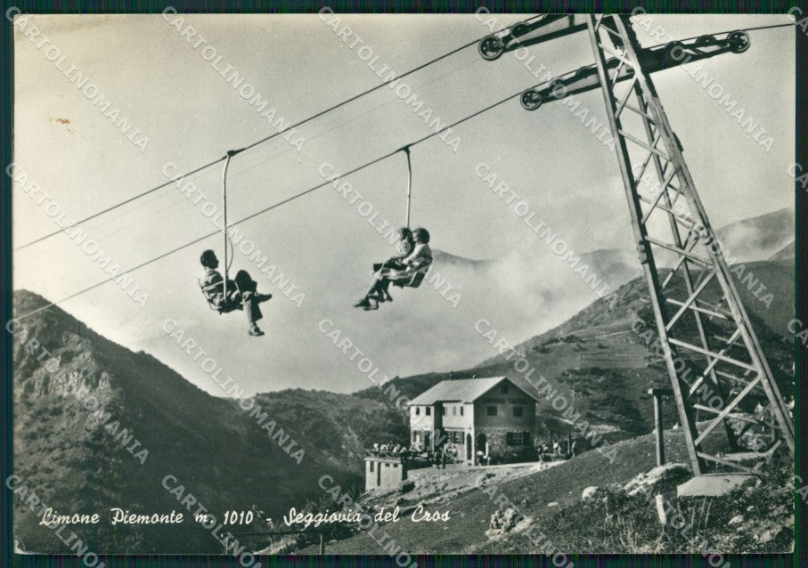 Cuneo Limone Piemonte Seggiovia Foto FG cartolina ZK2533 – fronte