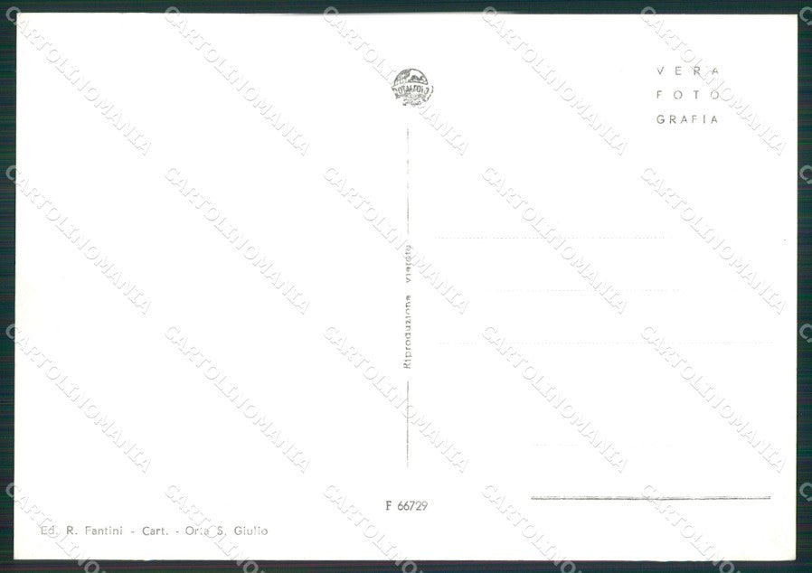 Novara Orta San Giulio Foto FG cartolina ZK2553 – retro