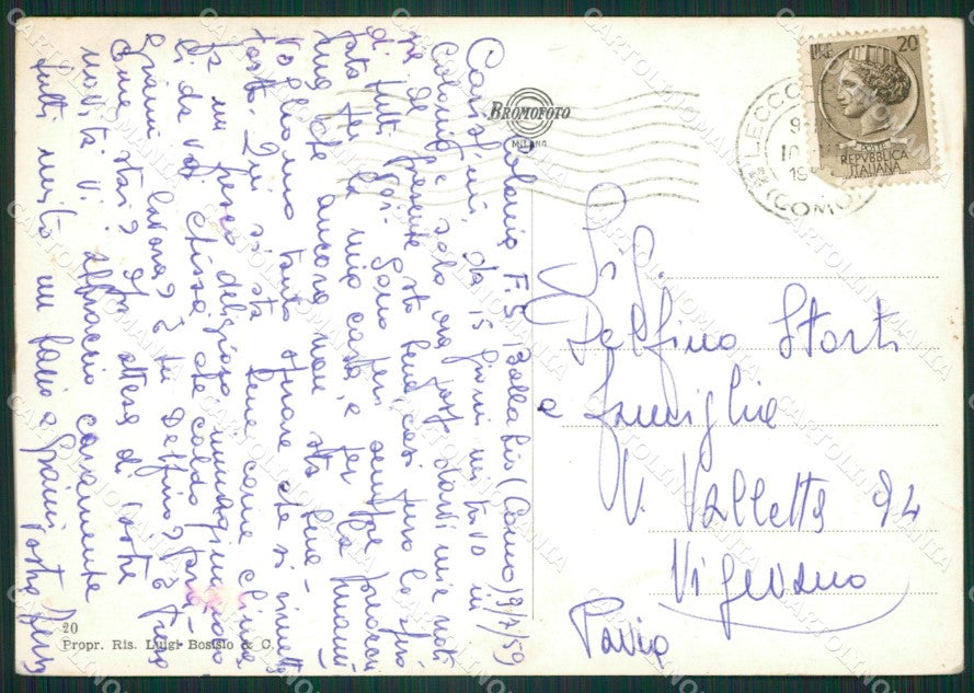 Lecco Ballabio Foto FG cartolina ZK2559 – retro