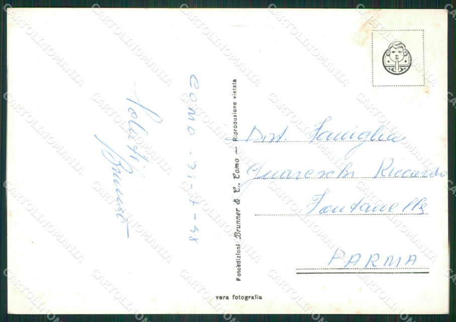 Como Città Funcolare Foto FG cartolina ZK2563 – retro