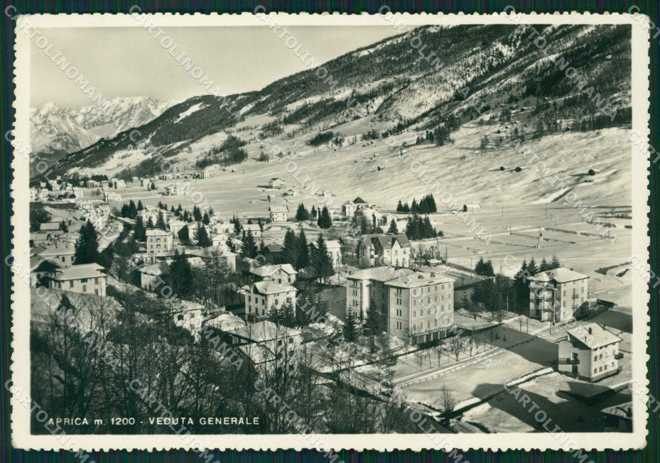 Sondrio Aprica Nevicata COLLA Foto FG cartolina ZK2567 – fronte