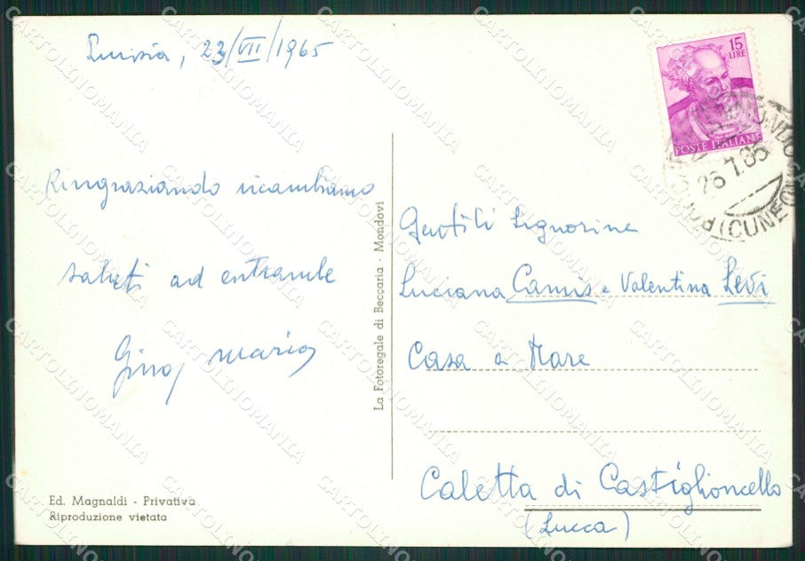 Cuneo Roccaforte Mondovì Lurisia Foto FG cartolina ZK2577 – retro