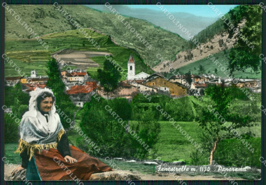 Torino Fenestrelle Costumi Foto FG cartolina ZK2581 – fronte