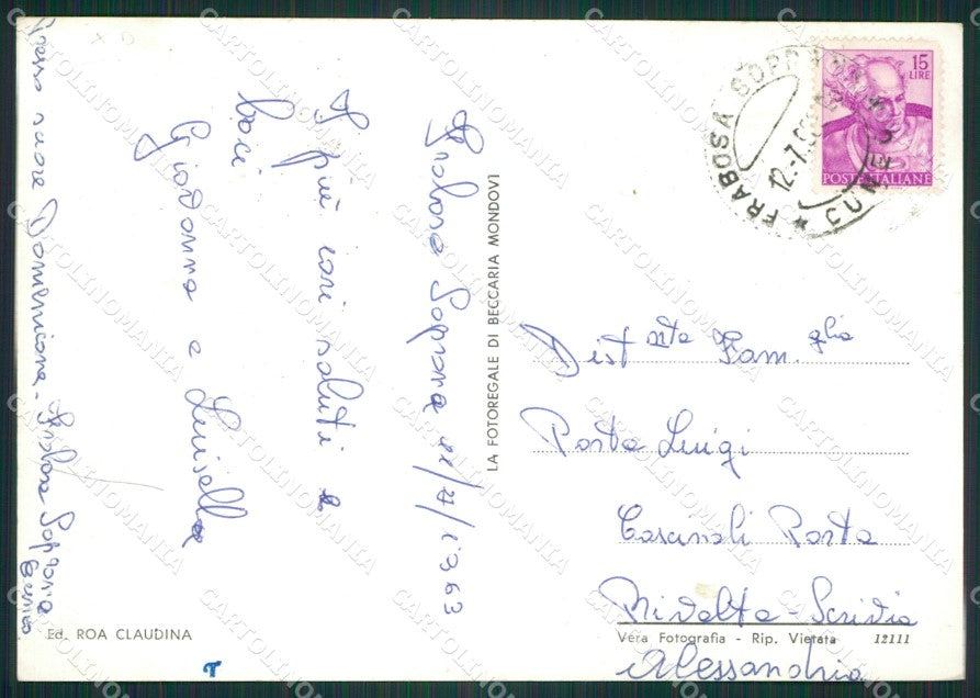 Cuneo Frabosa Soprana Foto FG cartolina ZK2585 – retro