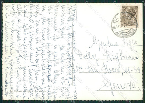 Alessandria Cassine Vigneti Foto FG cartolina ZK2587 – retro