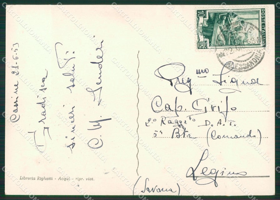 Alessandria Cassine Foto FG cartolina ZK2588 – retro