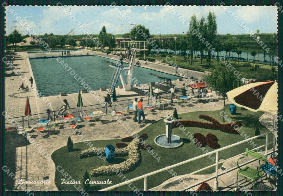 Alessandria Città PIEGA Foto FG cartolina ZK2605 – fronte