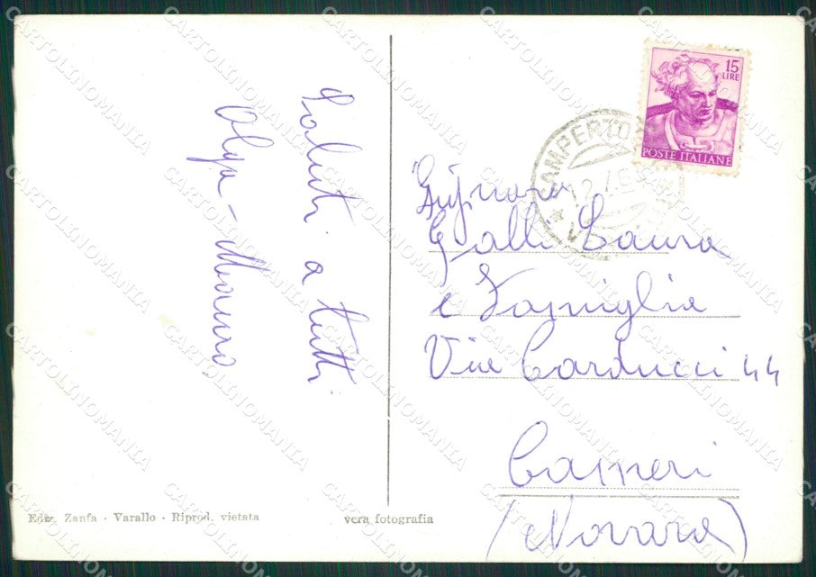 Vercelli Campertogno Foto FG cartolina ZK2619 – retro