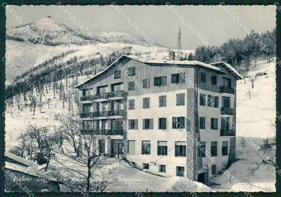Cuneo Frabosa Soprana Nevicata Foto FG cartolina ZK2628 – fronte