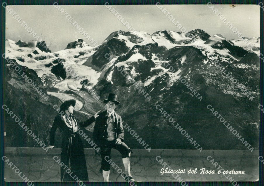 Vercelli Ghiacciai del Rosa Monte Costumi Foto FG cartolina ZK2629 – fronte