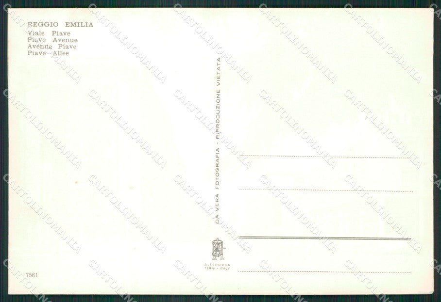 Reggio Emilia Città Foto FG cartolina ZK2649 – retro